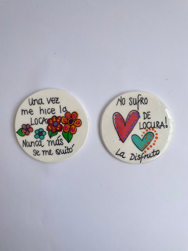 POSAVASOS Frases para Mujeres 1