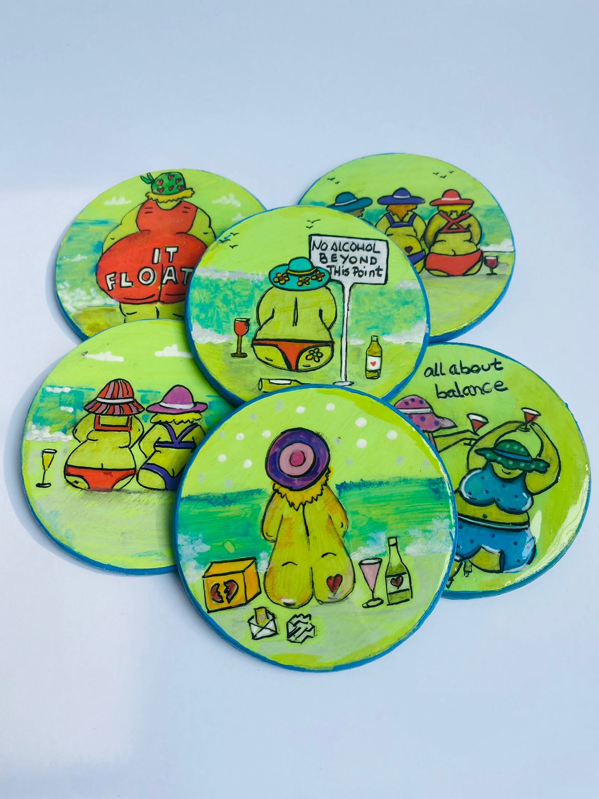 POSAVASOS Gordas Felices 2