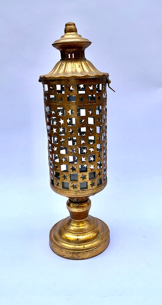 CANDELABRO ESTRELLAS DORADO