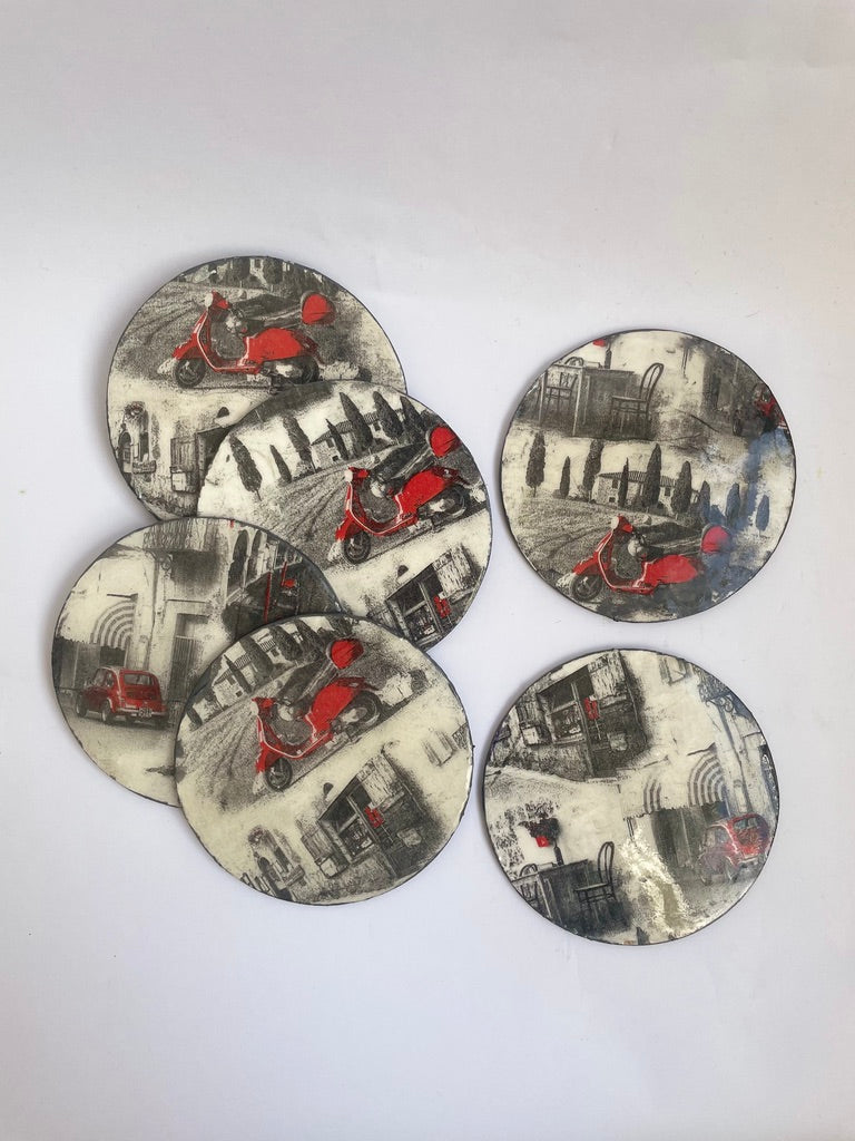 POSAVASOS DECOUPAGE VINTAGE