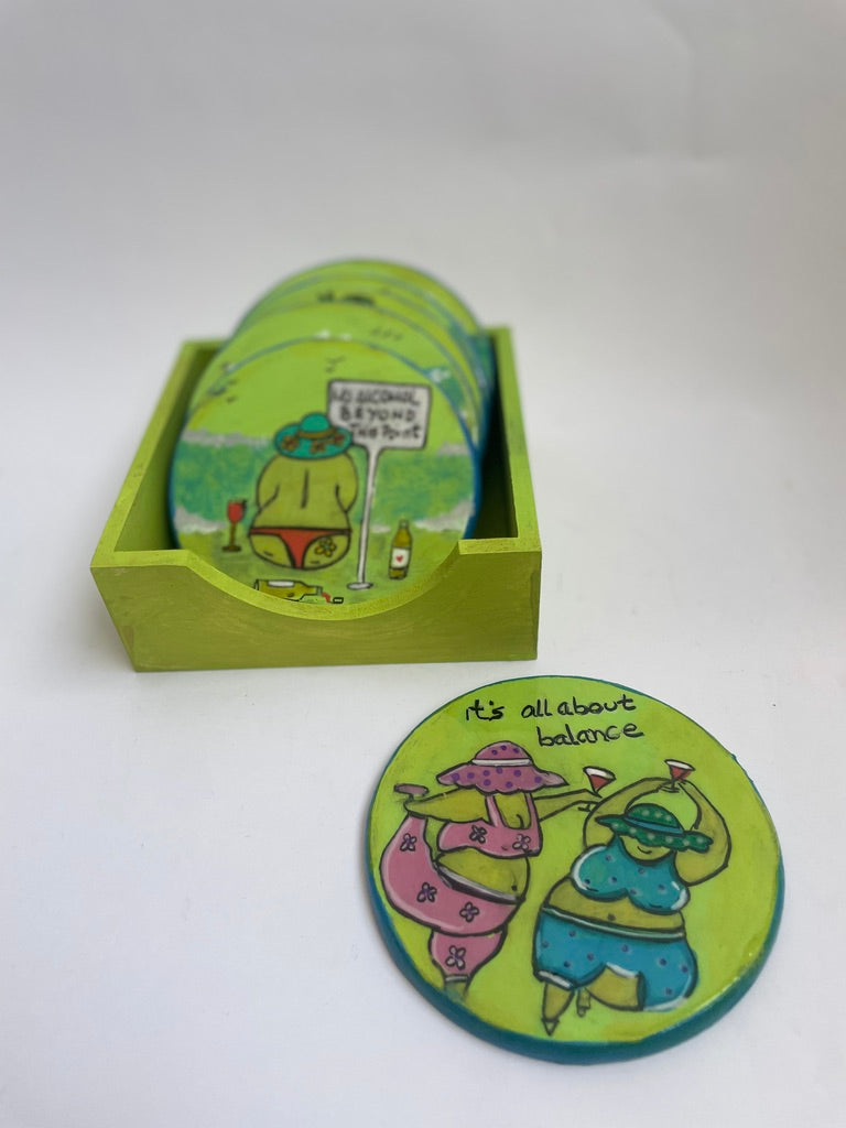 POSAVASOS GORDAS FELICES 2